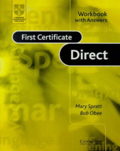 Stock image for First Certificate Direct Workbook witSpratt, Mary; Obee, Bob for sale by Iridium_Books