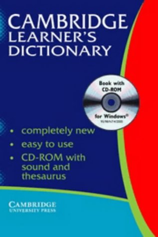 9780521799553: Cambridge Learner's Dictionary with CD-ROM