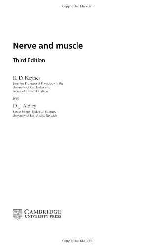 9780521801720: Nerve and Muscle