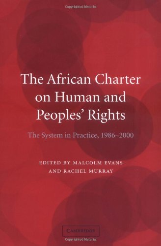 Imagen de archivo de The African Charter on Human and Peoples' Rights: The System in Practice, 1986-2000 a la venta por Phatpocket Limited