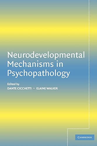 Stock image for Neurodevelopmental Mechanisms in Psychopathology for sale by HPB-Red