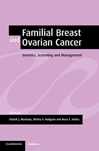 Imagen de archivo de Familial Breast and Ovarian Cancer : Genetics, Screening and Management a la venta por Better World Books