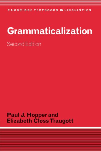 Stock image for Grammaticalization (Cambridge Textbooks in Linguistics) for sale by HPB-Emerald