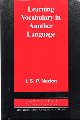 9780521804981: Learning Vocabulary in Another Language (CAMBRIDGE)