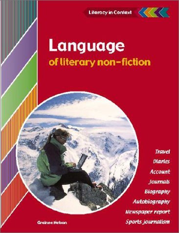 9780521805667: Language of Literary Non-Fiction Student's Book (Literacy in Context)
