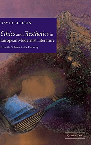 Ethics and Aesthetics in European Modernist Literature: From the Sublime to the Uncanny - David Ellison