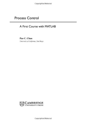 9780521807609: Process Control Hardback: A First Course with MATLAB (Cambridge Series in Chemical Engineering)