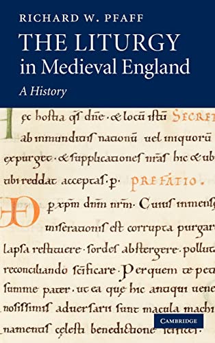 Beispielbild fr The Liturgy in Medieval England: A History zum Verkauf von Anybook.com