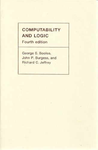 Beispielbild fr Computability and Logic zum Verkauf von Better World Books