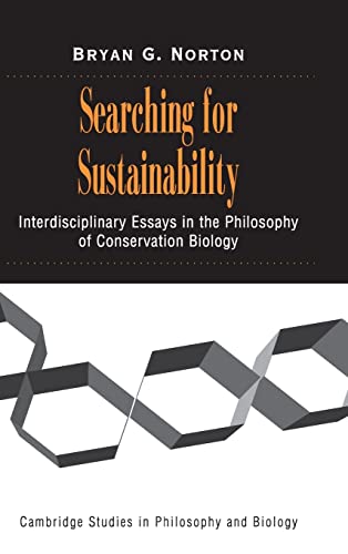 Imagen de archivo de Searching for Sustainability a la venta por Brook Bookstore On Demand