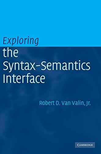 9780521811798: Exploring the Syntax-Semantics Interface Hardback
