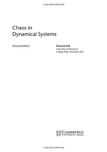 9780521811965: Chaos in Dynamical Systems