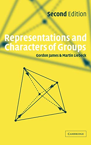 9780521812054: Representations and Characters of Groups 2nd Edition Hardback