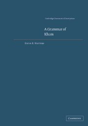 9780521812450: A Grammar of Kham (Cambridge Grammatical Descriptions)