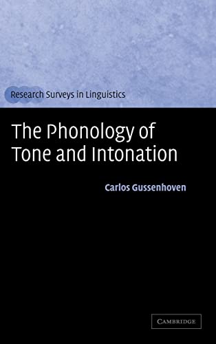 Beispielbild fr The Phonology of Tone and Intonation (Research Surveys in Linguistics) zum Verkauf von Lucky's Textbooks