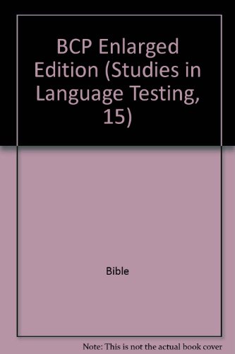 Stock image for BCP Enlarged Edition (Studies in Language Testing, 15) for sale by Labyrinth Books