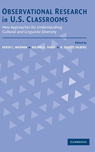 Imagen de archivo de Observational Research in U.S. Classrooms: New Approaches for Understanding Cultural and Linguistic Diversity a la venta por Good Buy 2 You LLC