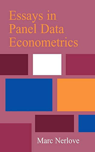 Beispielbild fr Essays in Panel Data Econometrics zum Verkauf von Avol's Books LLC