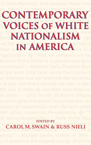 Imagen de archivo de Contemporary Voices of White Nationalism in America. a la venta por Plurabelle Books Ltd