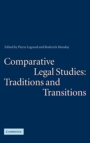 Stock image for Comparative Legal Studies: Traditions and Transitions for sale by Anybook.com