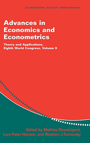 Beispielbild fr Advances in Economics and Econometrics: Theory and Applications, Eighth World Congress zum Verkauf von ThriftBooks-Dallas