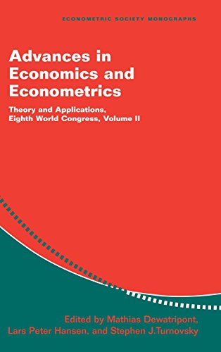 Imagen de archivo de Advances in Economics and Econometrics: Theory and Applications, Eighth World Congress a la venta por ThriftBooks-Dallas