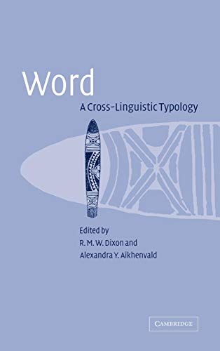 Stock image for Word: A Cross-linguistic Typology for sale by HPB-Red