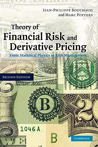 9780521819169: Theory of Financial Risk and Derivative Pricing: From Statistical Physics to Risk Management