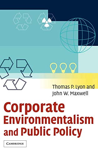 Stock image for Corporate Environmentalism and Public Policy for sale by Ria Christie Collections