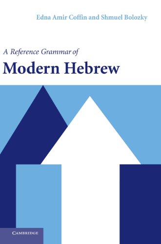 Imagen de archivo de A Reference Grammar of Modern Hebrew a la venta por Brook Bookstore On Demand