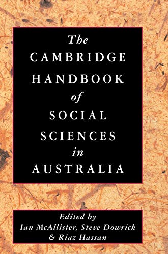 Stock image for The Cambridge Handbook of Social Sciences in Australia for sale by Toby's Books