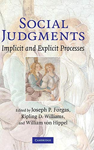 9780521822480: Social Judgments: Implicit and Explicit Processes