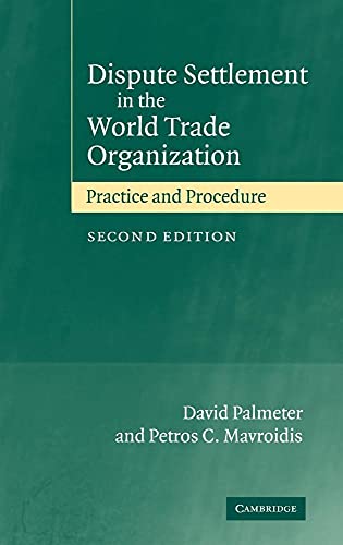 9780521823111: Dispute Settlement in the World Trade Organization: Practice and Procedure