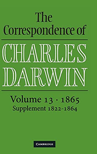 Imagen de archivo de The Correspondence of Charles Darwin: Volume 13, 1865 a la venta por Solr Books