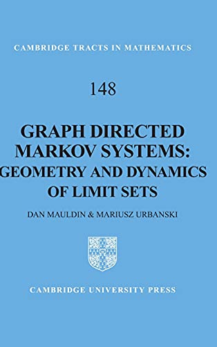 9780521825382: Graph Directed Markov Systems Hardback: Geometry and Dynamics of Limit Sets: 148 (Cambridge Tracts in Mathematics, Series Number 148)