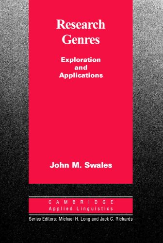9780521825948: Research Genres: Explorations and Applications