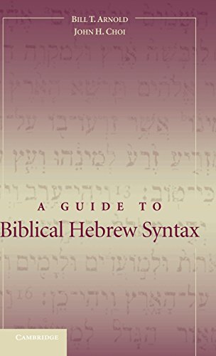 9780521826099: A Guide to Biblical Hebrew Syntax