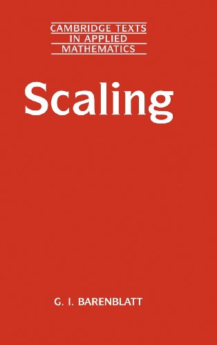 9780521826570: Scaling Hardback: 34 (Cambridge Texts in Applied Mathematics, Series Number 34)