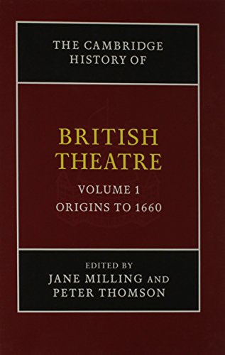 Imagen de archivo de The Cambridge History of British Theatre 3 Volume Hardback Set a la venta por Books Puddle