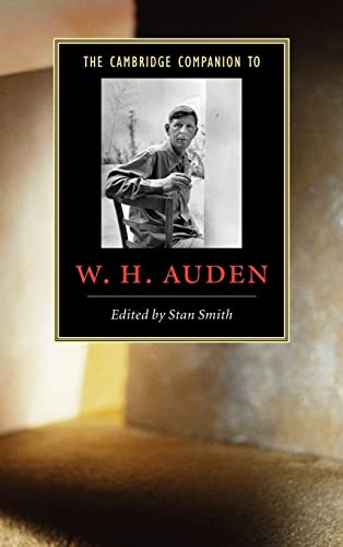 9780521829625: The Cambridge Companion to W. H. Auden (Cambridge Companions to Literature)