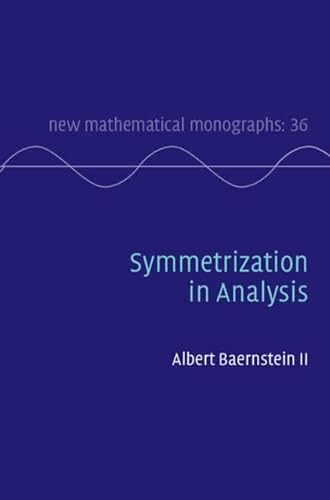 Stock image for Symmetrization in Analysis for sale by PBShop.store US