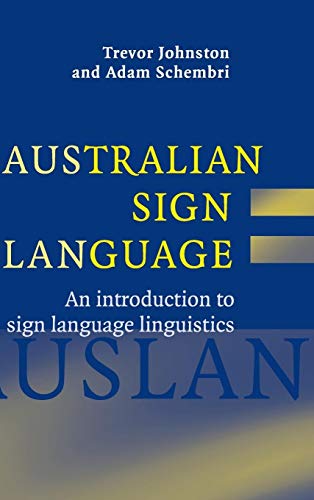 Australian Sign Language (Auslan) - Johnston, Trevor|Schembri, Adam