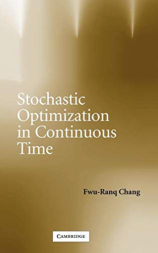 Imagen de archivo de Stochastic Optimization in Continuous Time a la venta por Better World Books