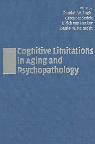 Imagen de archivo de Cognitive Limitations in Aging and Psychopathology a la venta por AwesomeBooks