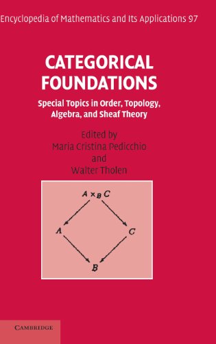 9780521834148: Categorical Foundations: Special Topics in Order, Topology, Algebra, and Sheaf Theory (Encyclopedia of Mathematics and its Applications, Series Number 97)
