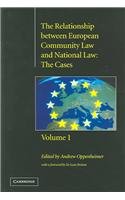 9780521834186: The Relationship between European Community Law and National Law 2 Volume Hardback Set