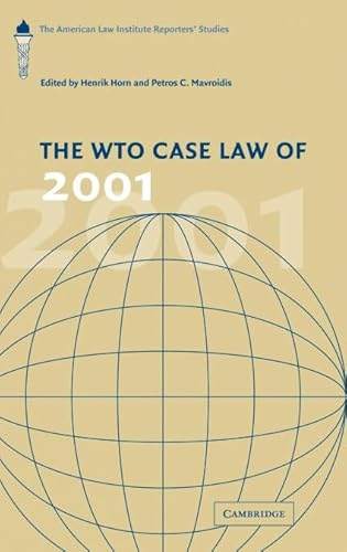 Stock image for The WTO Case Law of 2001 for sale by Better World Books: West