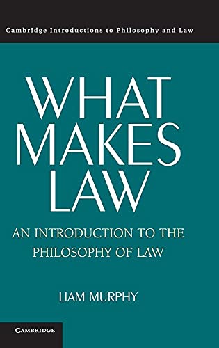 9780521834278: What Makes Law: An Introduction to the Philosophy of Law (Cambridge Introductions to Philosophy and Law)