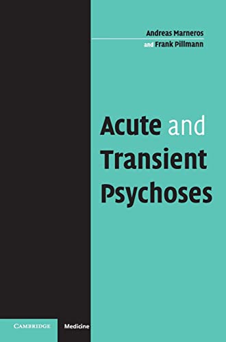 Stock image for Acute and Transient Psychoses for sale by Unique Books