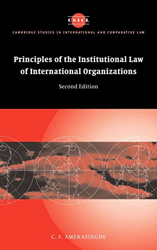 Beispielbild fr Principles of the Institutional Law of International Organizations zum Verkauf von Anybook.com